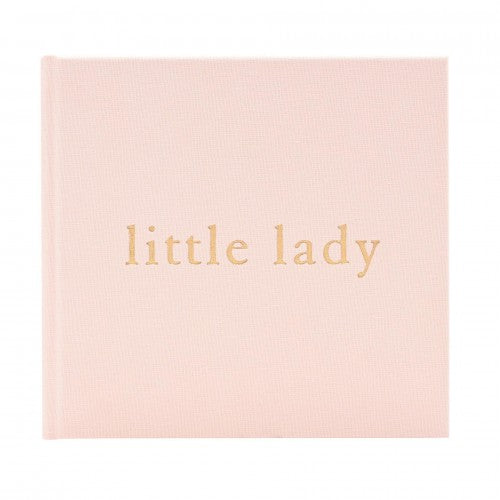 Front - Bambino Linen Photo Album - Little Lady