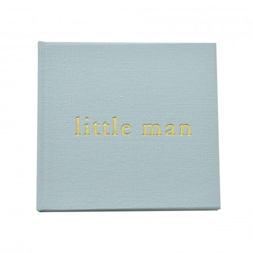 Front - Bambino Linen Photo Album - Little Man