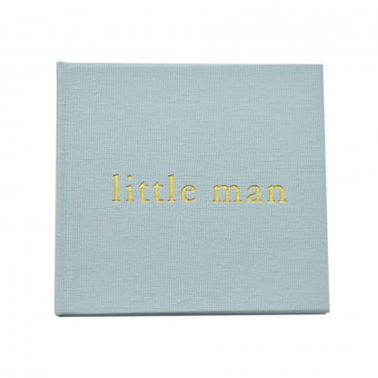 Front - Bambino Linen Photo Album - Little Man