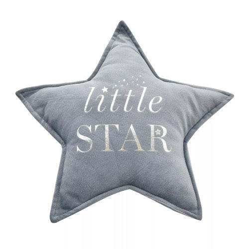 Front - Bambino Little Star Velvet Filled Cushion