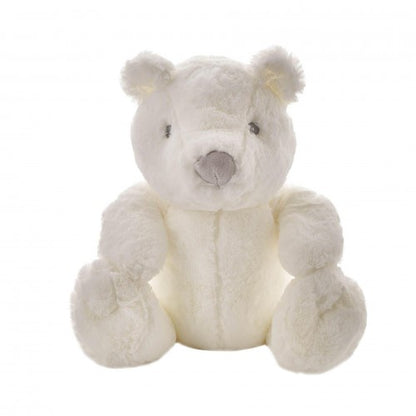 Front - Bambino White Plush Bear Large 31cm
