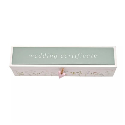 Front - Celebrations Love Story Wild Flowers Certificate Holder