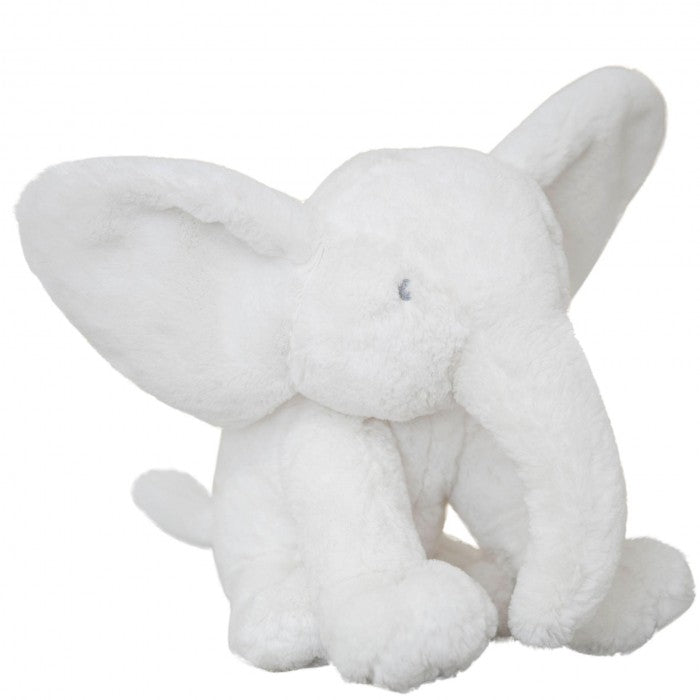 Front - Bambino White Plush Elephant Large 31cm