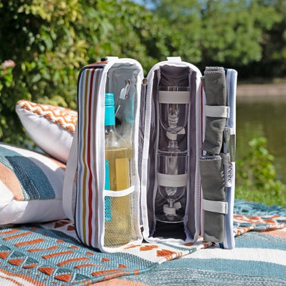 Front - Country Living 2-Person Wine Bag