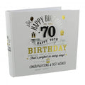 Front - Signography Birthday Boy Photo Album 4 x 6 - 70th