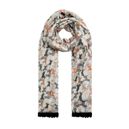 Front - Weird Fish Marelia Printed Eco Friendly Scarf
