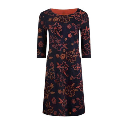 Front - Weird Fish Womens/Ladies Starshine Floral Organic Cotton Dress