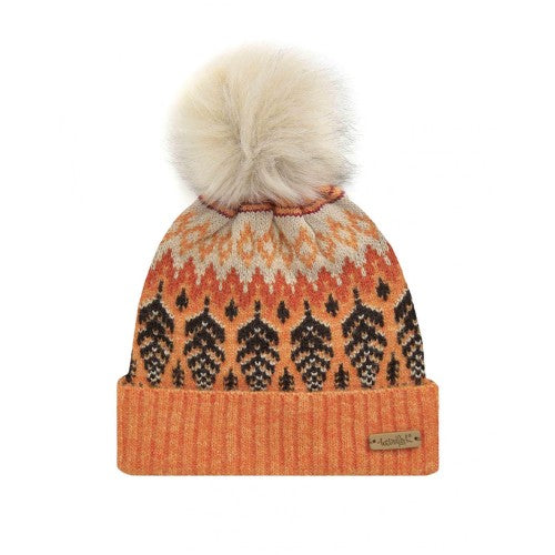 Front - Weird Fish Keara Fair Isle Bobble Beanie