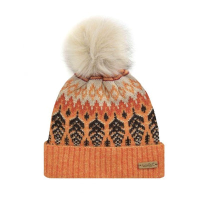 Front - Weird Fish Keara Fair Isle Bobble Beanie