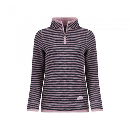 Front - Weird Fish Womens/Ladies Meadow Macaroni Quarter Zip Sweatshirt