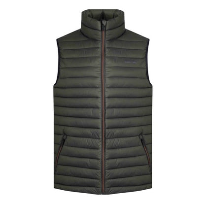 Front - Weird Fish Mens Langtree Waterproof Padded Gilet