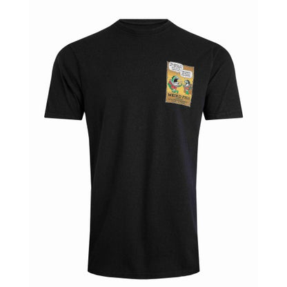 Front - Weird Fish Mens Two Beers Back Print Marble Wash T-Shirt