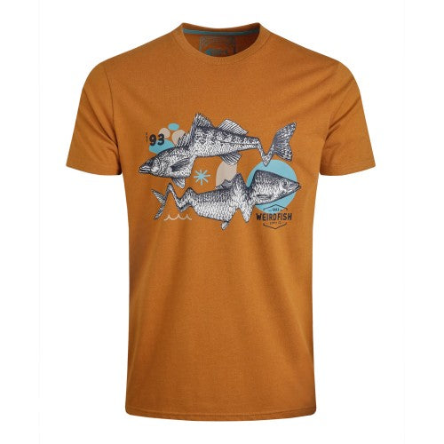 Front - Weird Fish Mens Reflection Graphic Print Eco Friendly T-Shirt