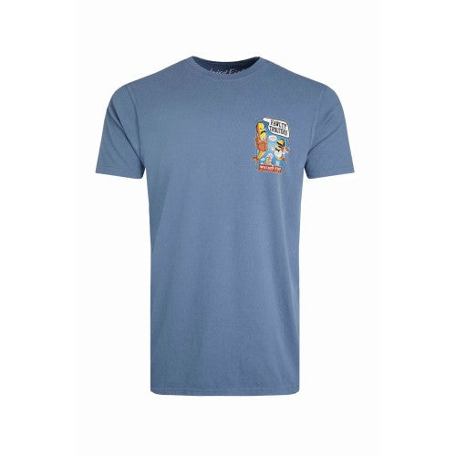 Front - Weird Fish Mens Fawlty Trouters Marble Wash T-Shirt