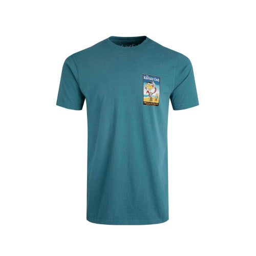 Front - Weird Fish Mens Karate Cod Marble Wash T-Shirt