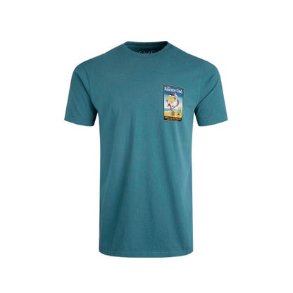 Front - Weird Fish Mens Karate Cod Marble Wash T-Shirt