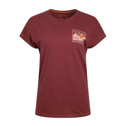 Front - Weird Fish Womens/Ladies Location Graphic Print Slub Organic T-Shirt