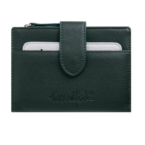 Front - Weird Fish Tabytha Plain Vegan Leather Coin Purse