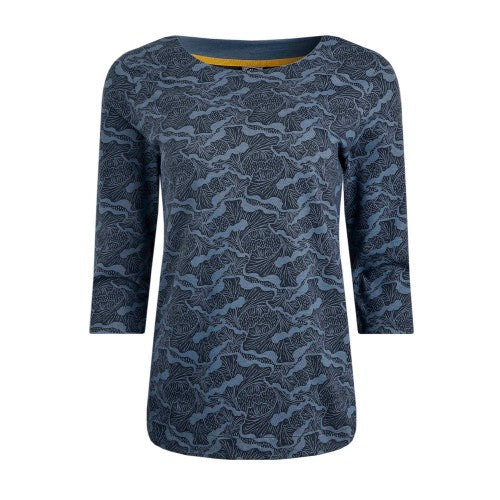Front - Weird Fish Womens/Ladies Pinto Abstract Jersey Organic T-Shirt
