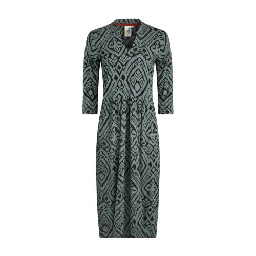 Front - Weird Fish Womens/Ladies Isolde Printed Eco Friendly Midi Dress