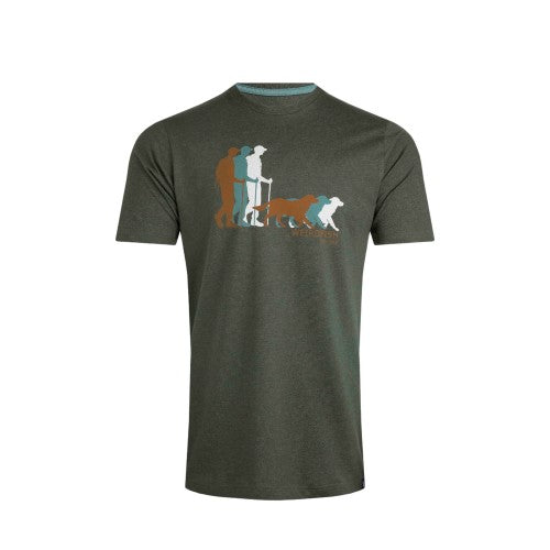 Front - Weird Fish Mens Man´s Best Friend Graphic Print Eco Friendly T-Shirt