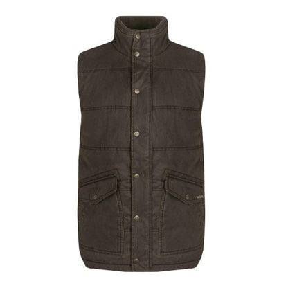 Front - Weird Fish Mens Dover Padded Gilet