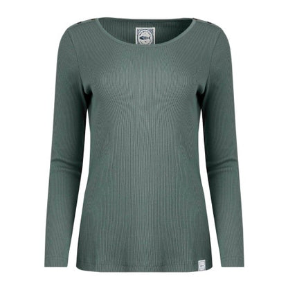 Front - Weird Fish Womens/Ladies Maine Organic Long-Sleeved T-Shirt