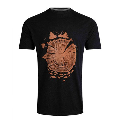 Front - Weird Fish Mens Woodsman Screenprint Eco Friendly T-Shirt
