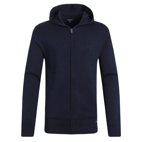 Front - Weird Fish Mens Samuel Knitted Full Zip Hoodie
