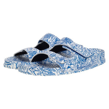Front - Weird Fish Womens/Ladies Appledore Printed Pool Sliders