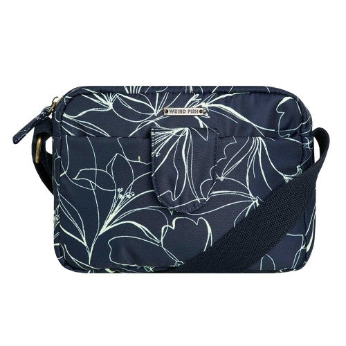 Front - Weird Fish Corrie Floral Crossbody Bag