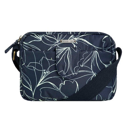 Front - Weird Fish Corrie Floral Crossbody Bag