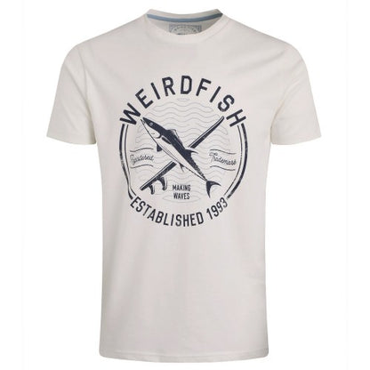 Front - Weird Fish Mens Hudson Printed Branded T-Shirt