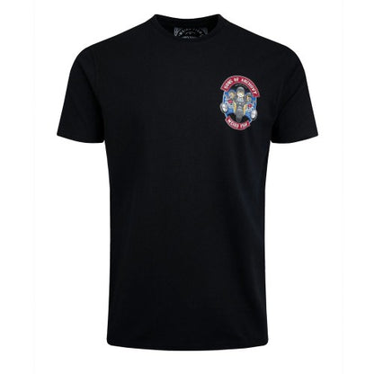 Front - Weird Fish Mens Sons Of Anchovy Back Print T-Shirt