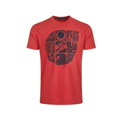 Front - Weird Fish Mens Summer Sector Graphic T-Shirt