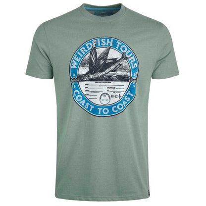 Front - Weird Fish Mens Coasting Graphic T-Shirt