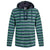 Front - Weird Fish Mens Payson Striped Macaroni Button Neck Hoodie