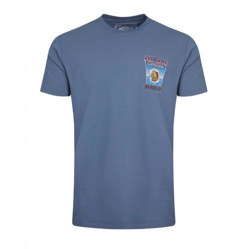 Front - Weird Fish Mens Fin Hof Back Print T-Shirt
