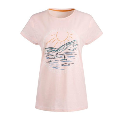 Front - Weird Fish Womens/Ladies Adventure Awaits Slub Organic T-Shirt