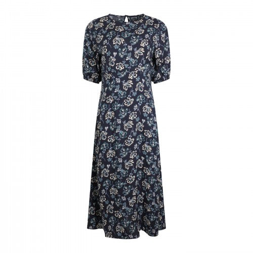 Front - Weird Fish Womens/Ladies Everly Floral Eco Liva Midi Dress