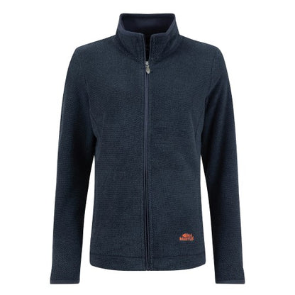 Front - Weird Fish Womens/Ladies Cheryl Textured Full Zip Fleece Jacket