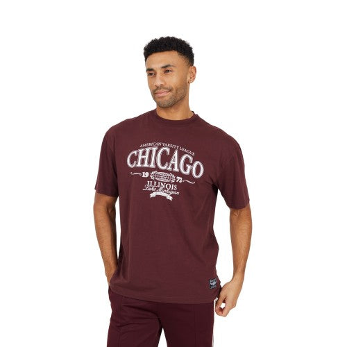 Front - Brave Soul Mens Crew Neck Relaxed Fit T-Shirt