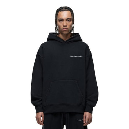Front - Good For Nothing Mens Scribble Pull Over Oversized Hoodie