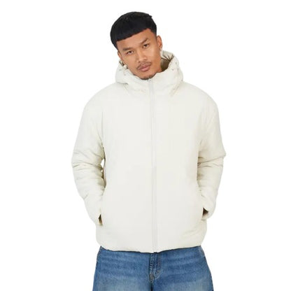 Front - Brave Soul Mens Padded Hooded Jacket