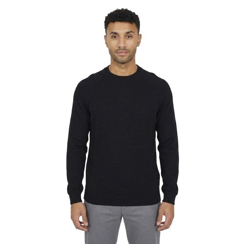 Front - Brave Soul Mens Knitted Long-Sleeved Jumper