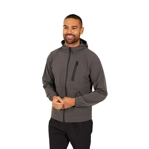 Front - Brave Soul Mens Lightweight Hooded Jacket