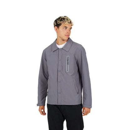 Front - Brave Soul Mens Taslan Coach Jacket