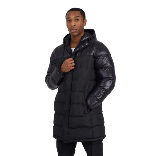 Front - Brave Soul Mens Long Length Padded Jacket
