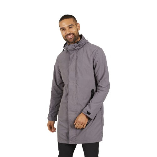 Front - Brave Soul Mens Lightweight Full Zip Parka