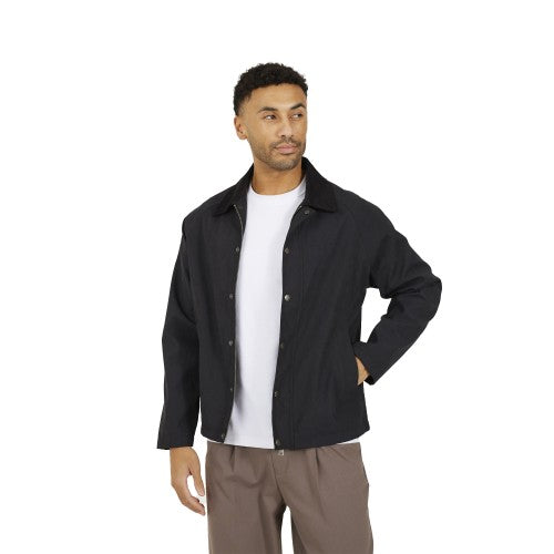 Front - Brave Soul Mens Box Cord Collar Jacket